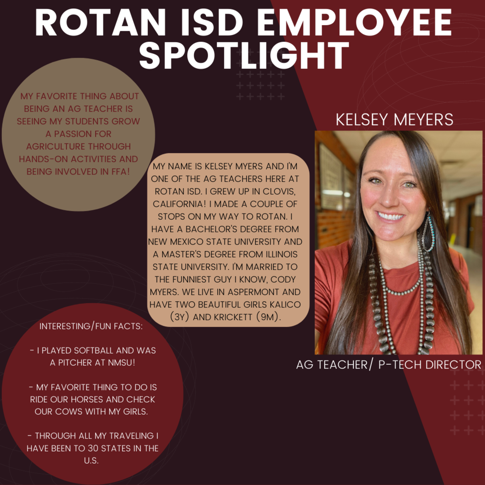 Rotan ISD Employee Spotlight