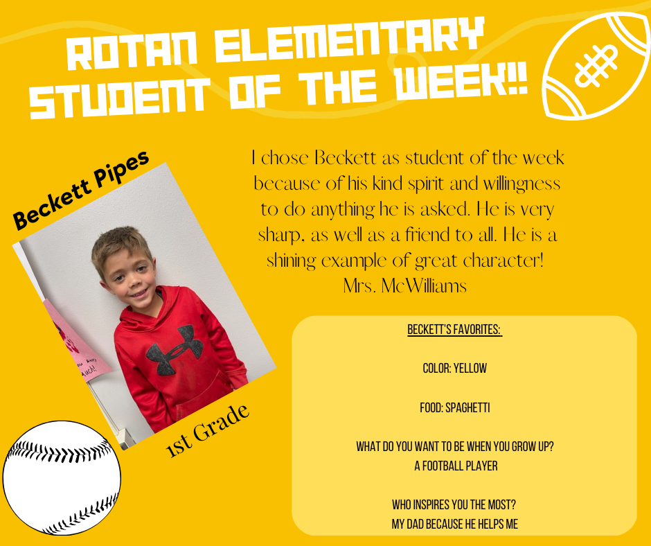 Student of the week