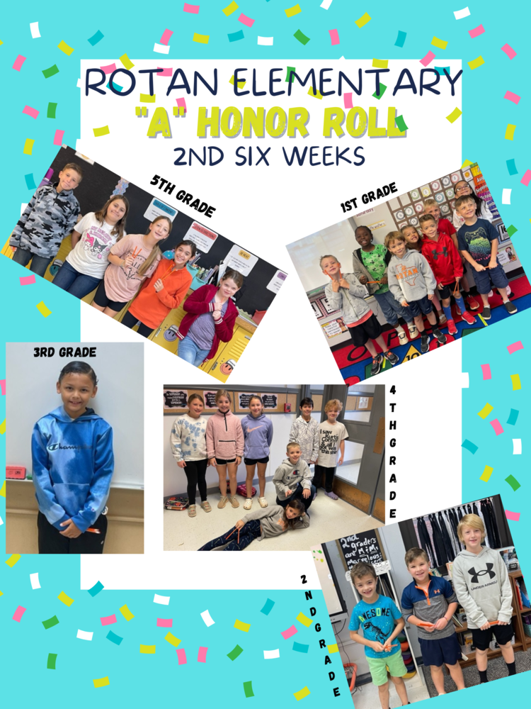 Rotan Elementary A Honor Roll