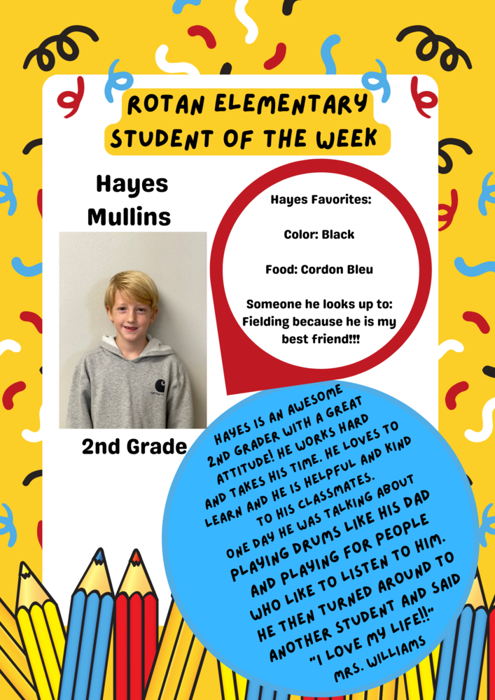 Student of the week
