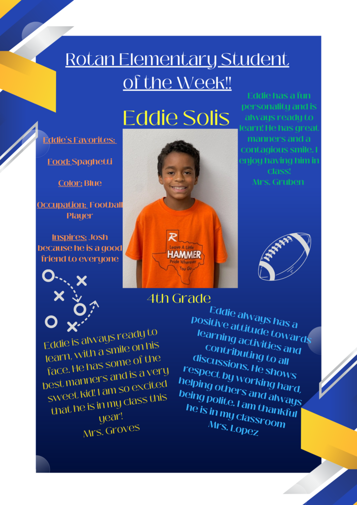 elem student of the week